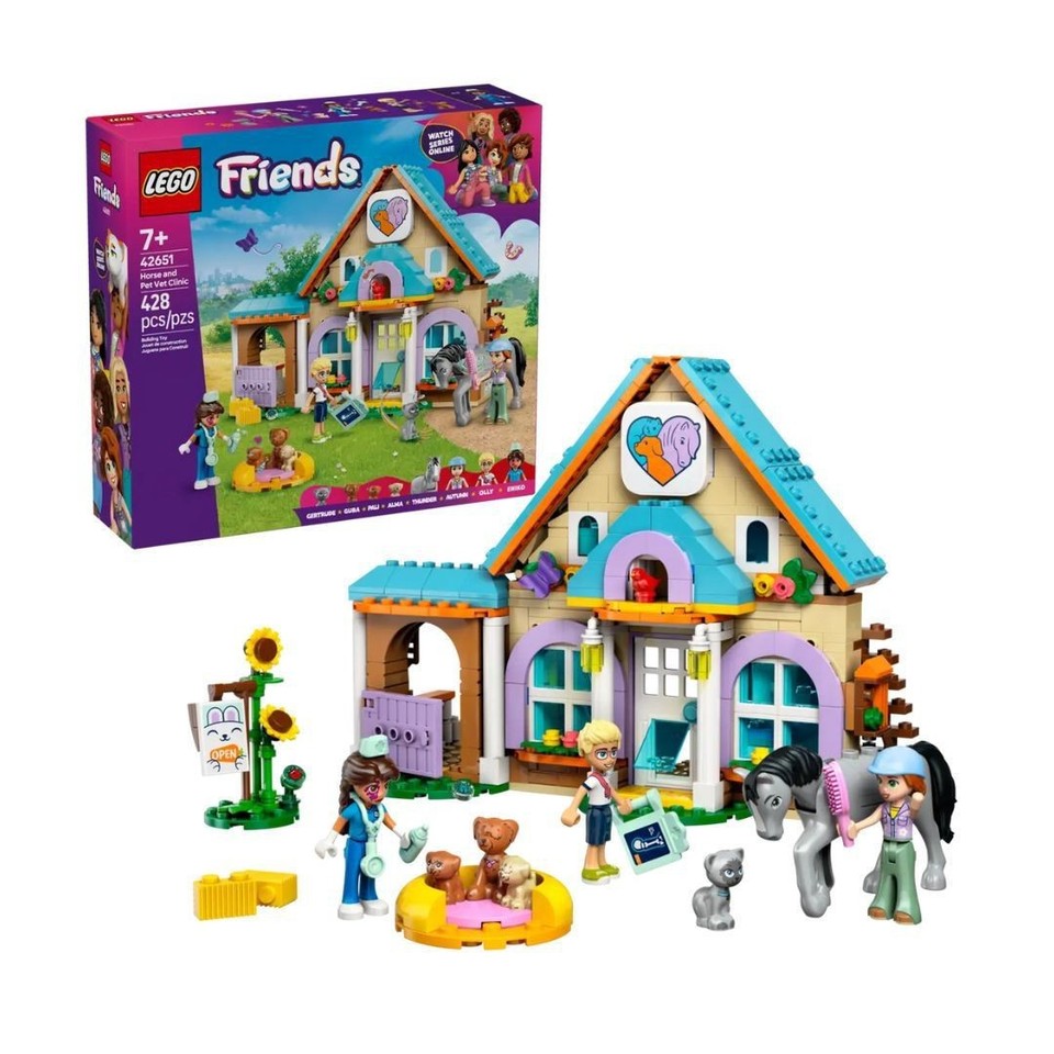 LEGO FRIENDS 42651 CAVALLO E CLINICA VETERINARIA 