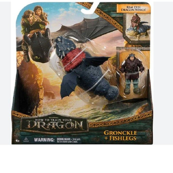 DRAGON TRAINER FIGURE GAMBA DI PESCE E MUSCOLONE