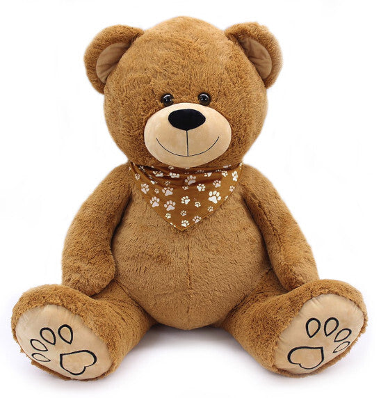 PELUCHE ORSO CON BANDANA 85 CM