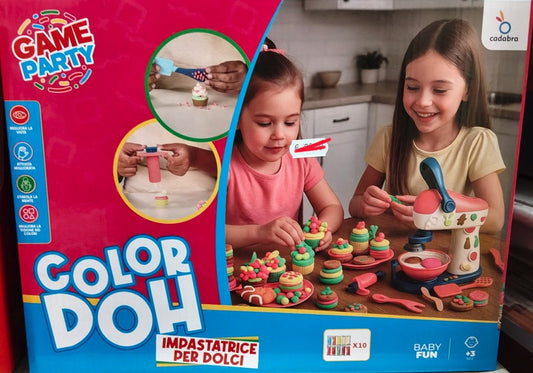 GAME PARTY COLOR DOH IMPASTATRICE PER DOLCI
