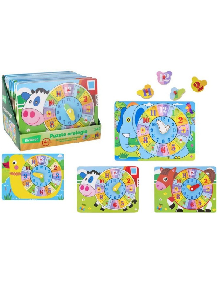 PUZZLE OROLOGIO 30X22,7X8CM VENDITA UNITARIA SOGGETTO CASUALE