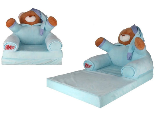 ORSETTO POLTRONA ALLUNGABILE AZZURRA