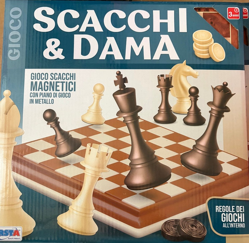 SCACCHI DAMA GRANDE MAGNETICA 