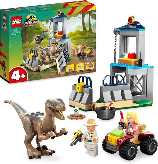76957 LEGO JURASSIC WORLD FUGA DEL VELOCIRAPTOR