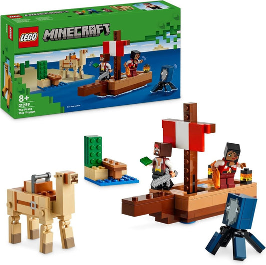  LEGO MINECRAFT 21259 - IL VIAGGIO DEL GALEONE DEI PIRATI