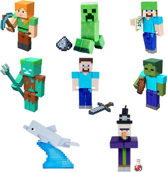 MINECRAFT PERSONAGGI ASSORTITI VENDITA UNITARIA SOGGETTO CASUALE