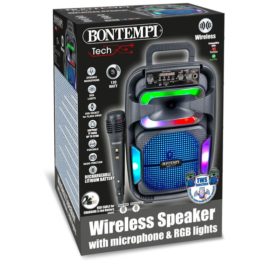 CASSA WIRELESS CON MICROFONO 