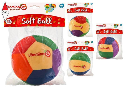 PALLA SOFFICE 15CM  CON SONAGLIO VENDITA UNITARIA CASUALE