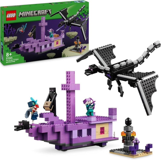 21264 LEGO MINECRAFT L'ENDERDRAGO E LA NAVE DELL'END