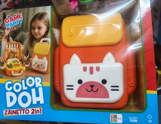 PLASTILINA ZAINETTO 2 IN 1 ROSSO