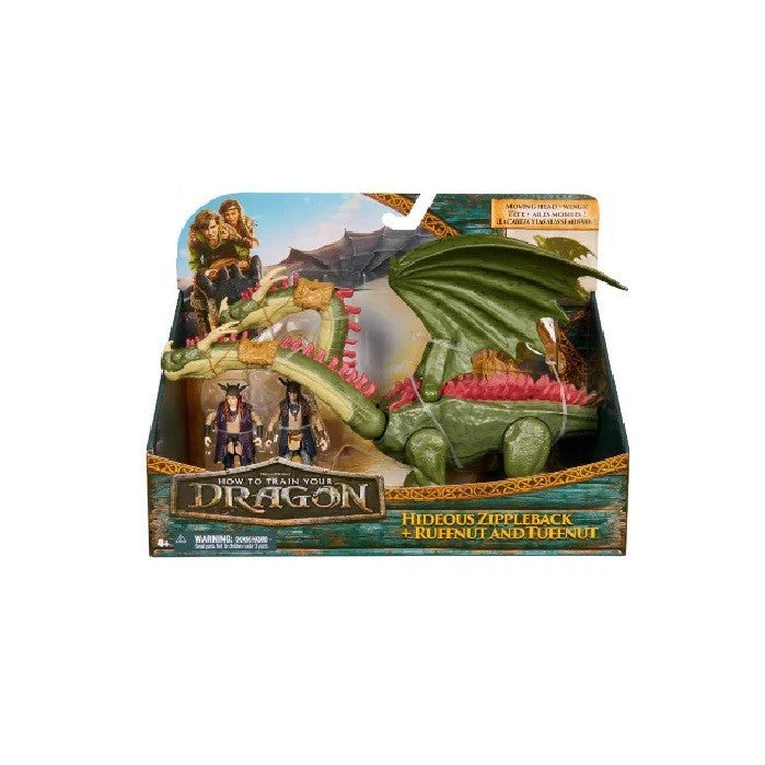 DRAGON TRAINER FIGURE ORRIPILANTE CON PERSONAGGI