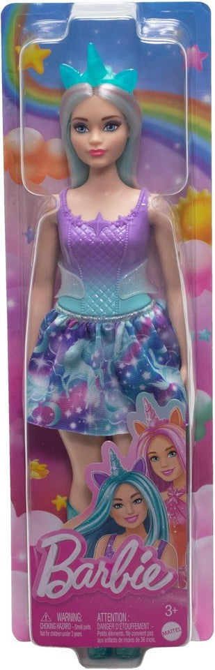 BARBIE FAIRYTALE UNICORNI COLORE VERDEACQUA