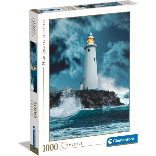 PUZZLE LIGHTOUSE IN THE STORM 