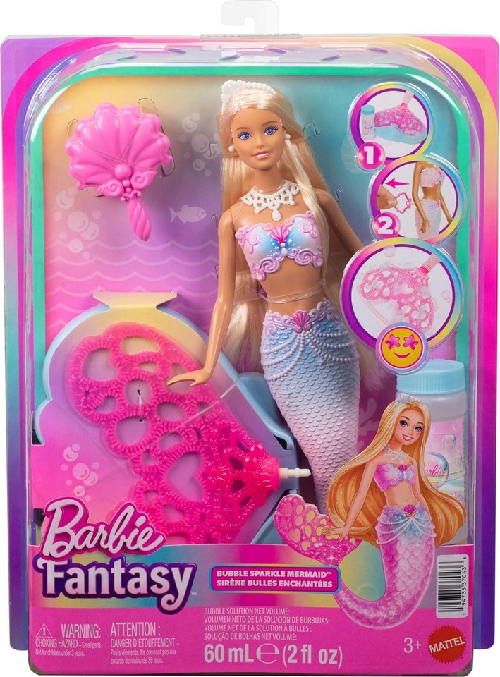 BARBIE SIRENA MAGICHE BOLLE 