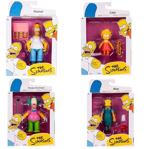 PERSONAGGI SIMPSON ARTICOLATI 13CM VENDITA UNITARIA SOGGETTO CASUALE