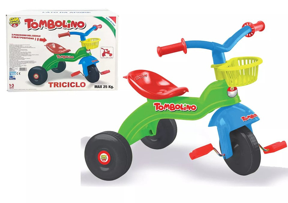 TRICICLO TOMBOLINO FUN COLORS 