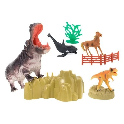 ANIMALI FATTORIA/SAVANA/DINO/ OCEANO IN TUBO