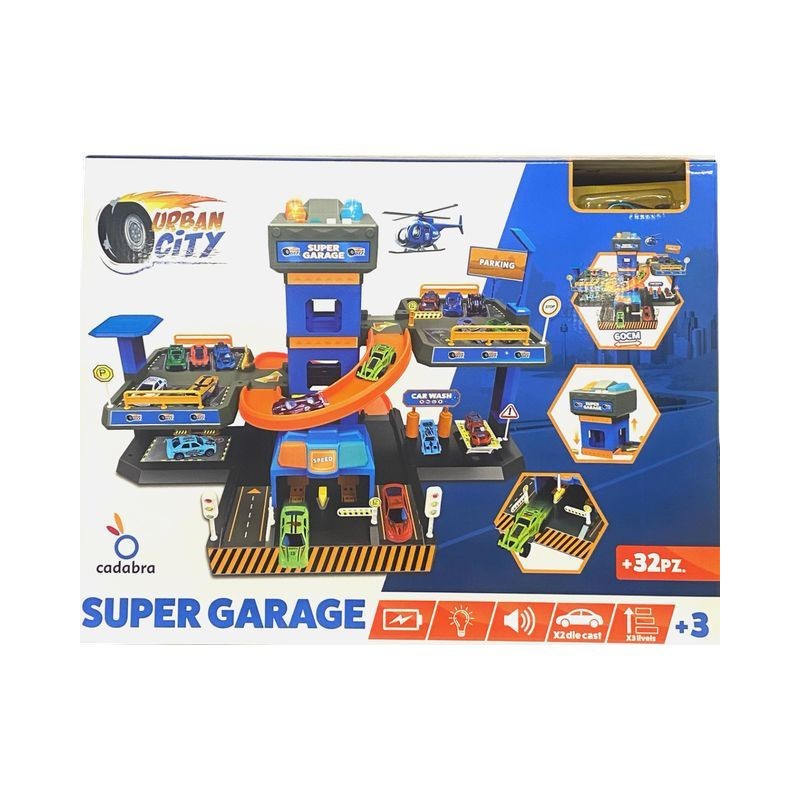 URABN CITY SUPER GARAGE 3 PIANI CON LUCI E SUONI