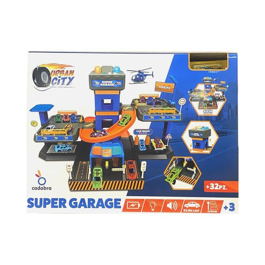 URABN CITY SUPER GARAGE 3 PIANI CON LUCI E SUONI