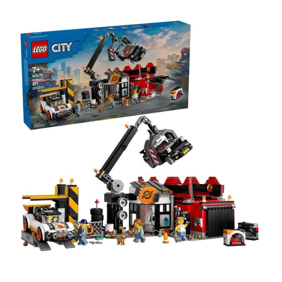 LEGO CITY 60472 SFASCIACARROZZE CON AUTO 