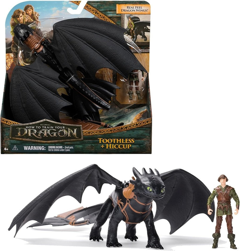 DRAGON TRAINER FIGURE SDENTATO E HICCUP