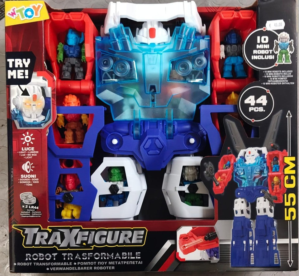 ROBOT CON MINI ROBOT CON LUCI E SUONI