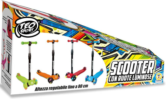 MONOPATTINO ALLUMINIO CON LUCI VENDITA UNITARIA COLORE CASUALE