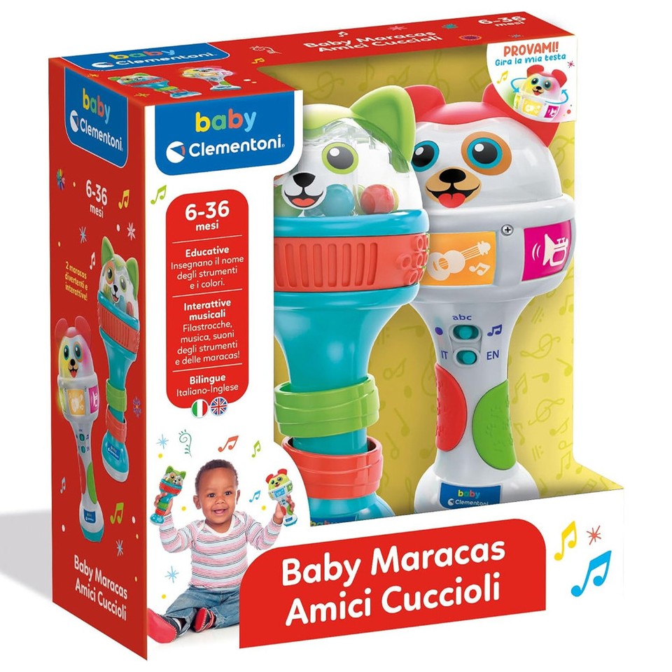 BABY MARACAS AMICI CUCCIOLI 