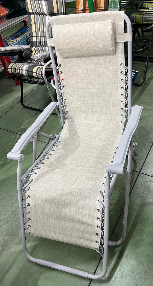 POLTRONA ACCIAIO 2 X 1 BEIGE